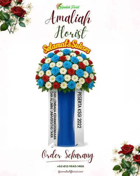 Standing Flowers Auditorium Bmkg Wedding Hall Jakarta